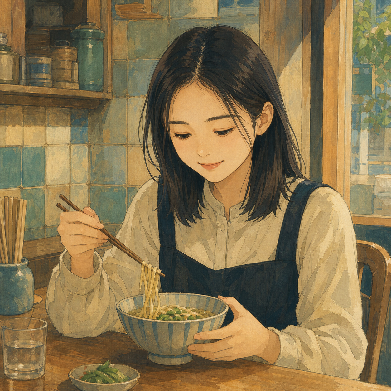 Beat 4 — midday, cafe noodles